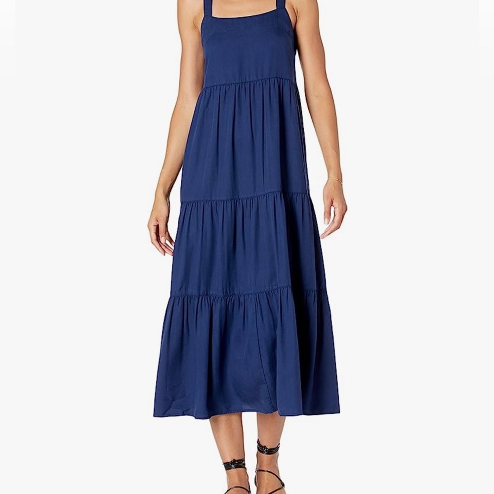 The Drop Women's Britt Tiered Maxi Tent Dress